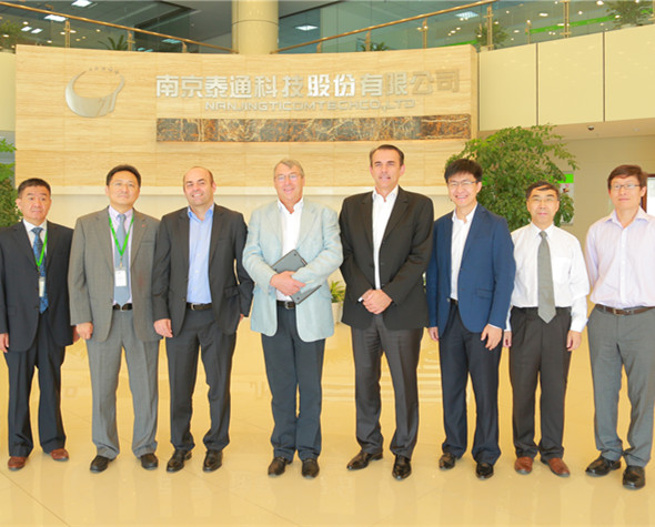 Austria Kapsch delegation visited Ticom Tech:both parties reached a consensus on further promoting cooperation on GSM-R soft switching technology in railway wireless communication