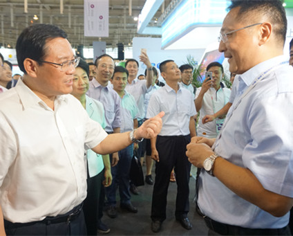Secretary of the Jiangsu Provincial Committee (Li Qiang) visits Ticom Tech Exhibition